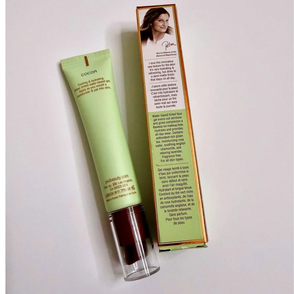 Pixi H2O Skintint Women 1.2oz Cocoa NEW Tinted Face Gel Hydrating Semi-Matte